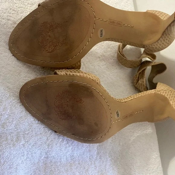 Vince Camuto Ankle Strap Open Toe Heel - Picture 4 of 7